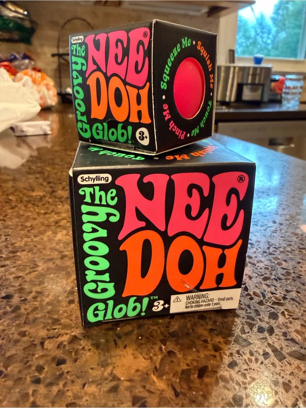 2 pc- Schylling NEEDOH PINK bundle! Groovy Glob and Teenie Groovy Glob Set